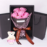 BloomBear™ - Seifenblumen-Geschenkbox mit süßem Teddy - Adorelle