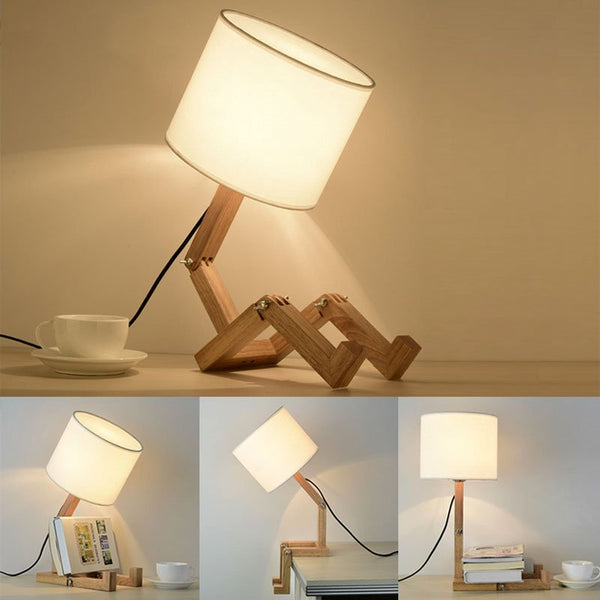 RoboWood Lamp™ | Beleuchten Sie Ihre Welt mit Stil - Adorelle